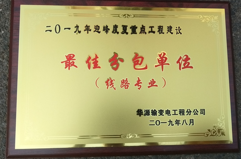 2019年迎峰度夏重點(diǎn)工程建設(shè)最佳分包單位.jpg